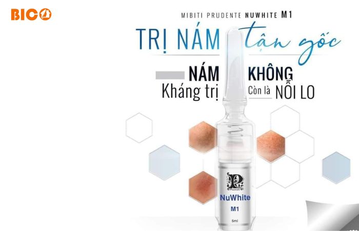 Kem đặc trị nám Nuwhite M1 Mibiti Prudente xuất xứ Mỹ