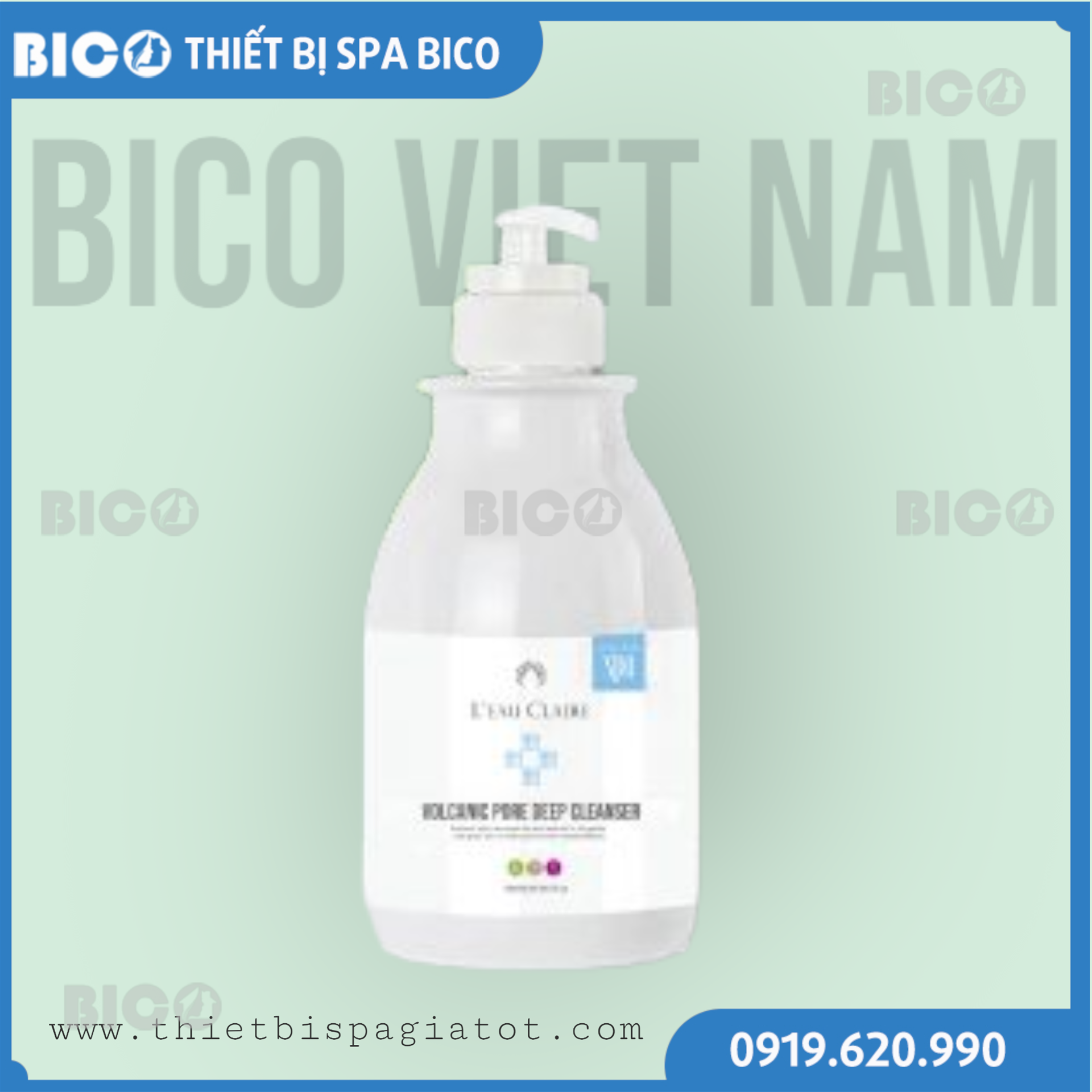 Sữa Rửa Mặt Bọt Mềm Leau Clair Hàn Quốc 500ml