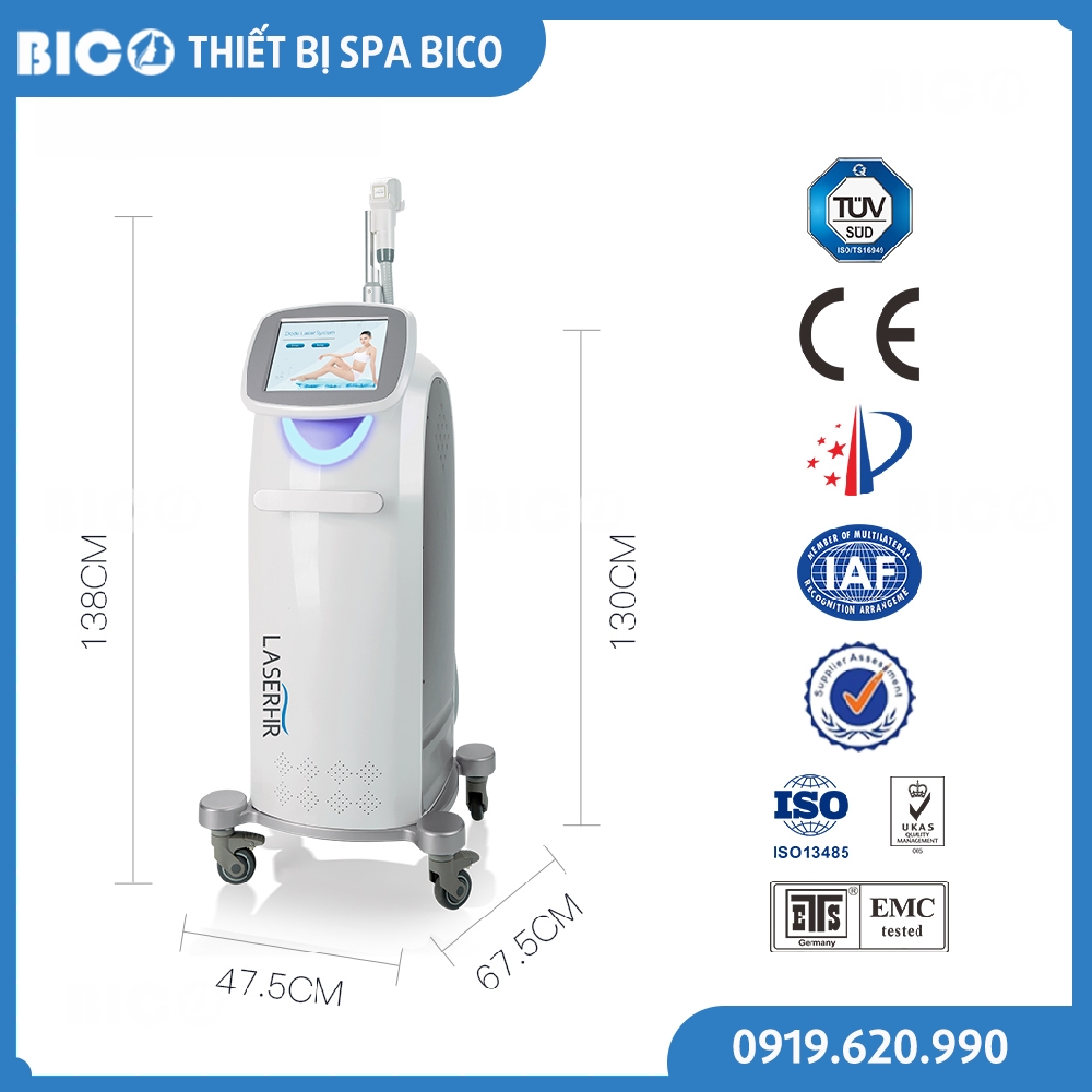 Máy Triệt Lông Diode Hr Laser 808nm Hãng FQbeauty