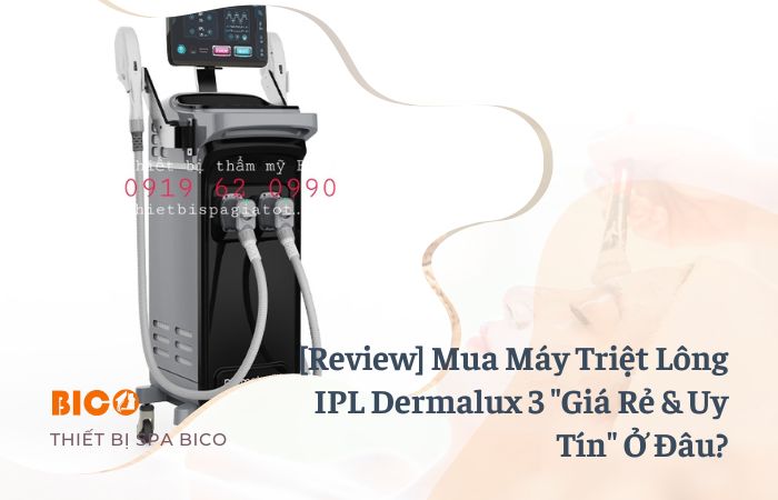 [Review] Mua Máy Triệt Lông IPL Dermalux 3 