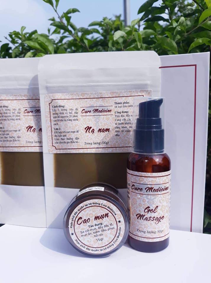 Cao trị mụn cure medicine - thảo dược skin fourest cosmetic