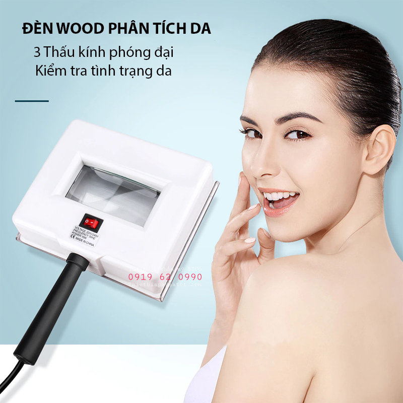 Đèn wood phân tích da