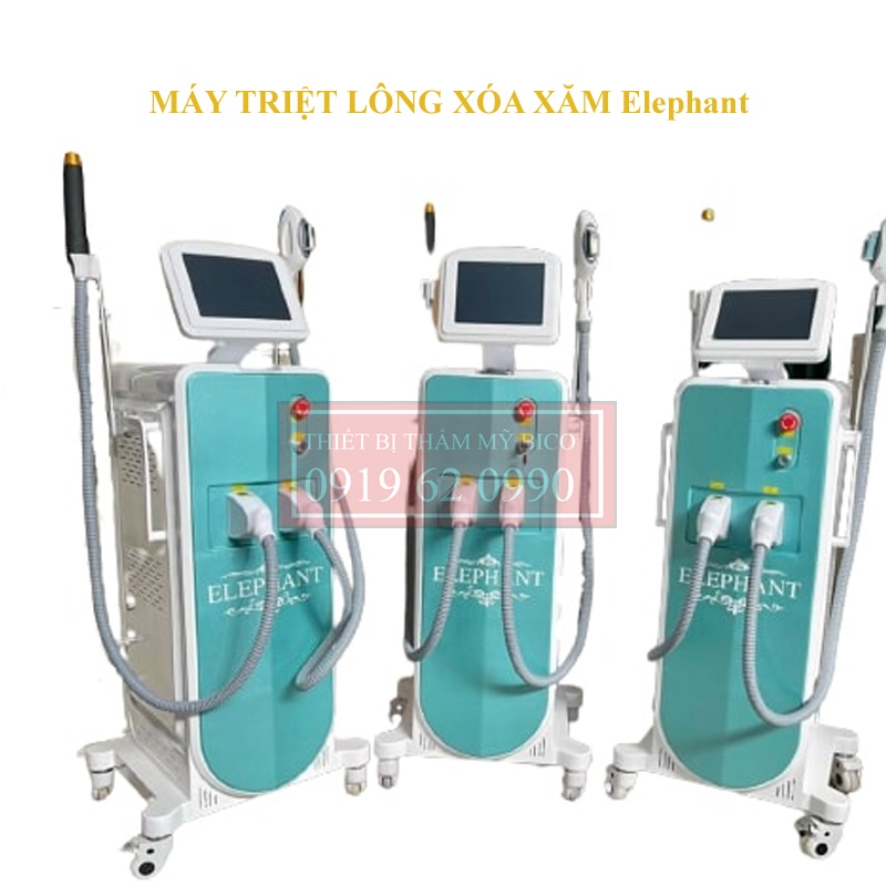 Máy Triệt Lông Xóa Xăm 2in Elephant Chính Hãng - Máy Triệt Lông Xóa Xăm Elenphant