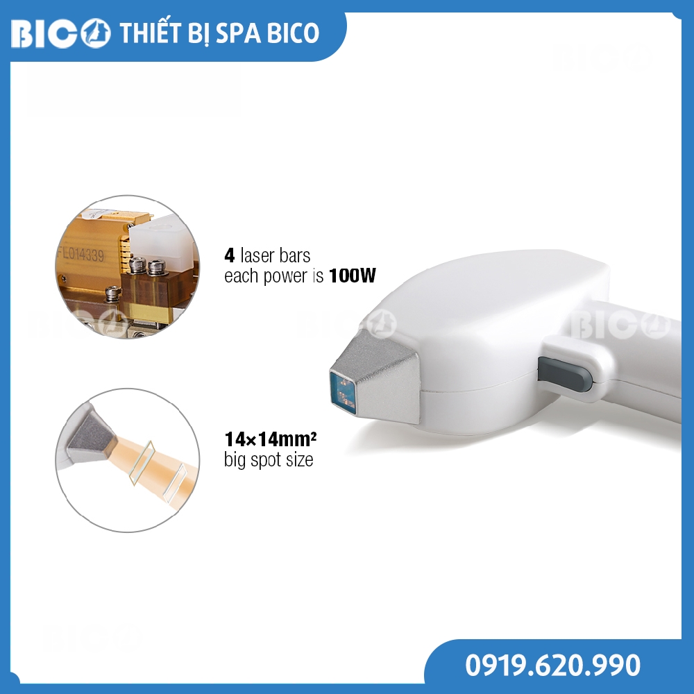 Máy Triệt Lông Diode Laser 808nm