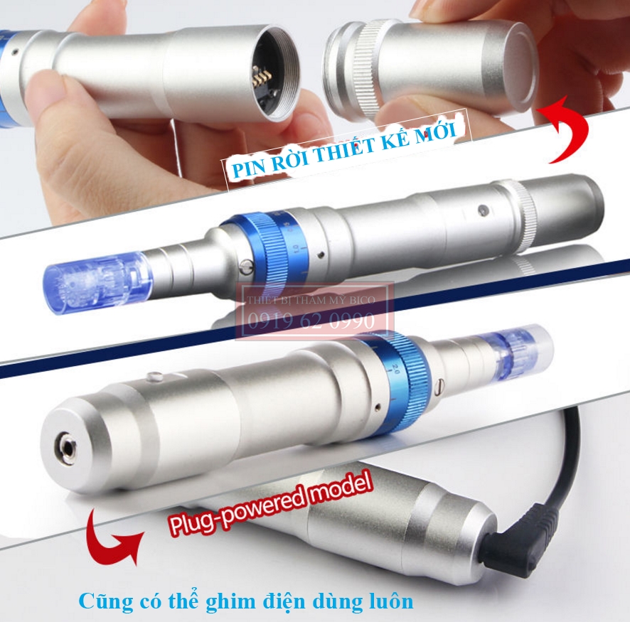 Máy Phi Kim Dr Pen A6 Cho Spa Lăn Kim Cấy Tảo Hàng Chính Hãng Hàn Quốc